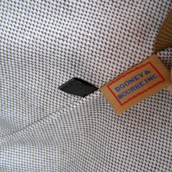 NWT Dooney & Bourke Smooth Leather Dawson Satchel in Taupe - Picture 11 of 16